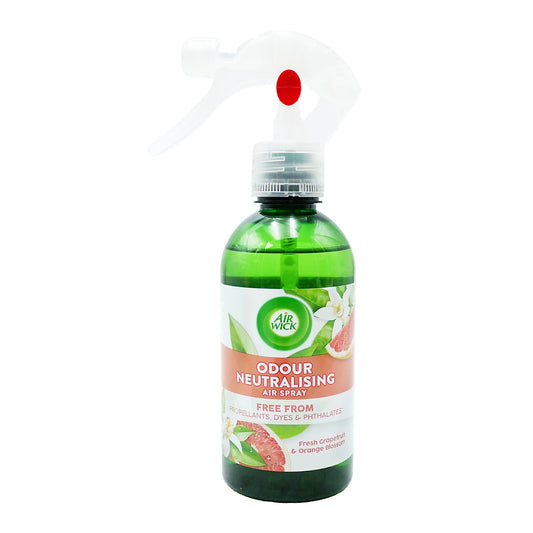 Air Wick Désodorisant en Aérosol Pamplemousse Frais & Fleur d'Oranger 237ml