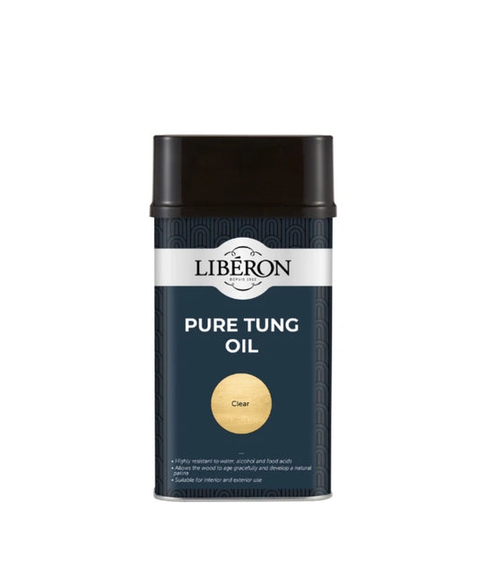 Liberon Tung Oil - Interior and Exterior Natural Wood Oil  -250ml Clear