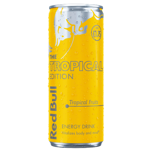 Red Bull Tropical Edition Energy Drink 250ml  PM £1.75