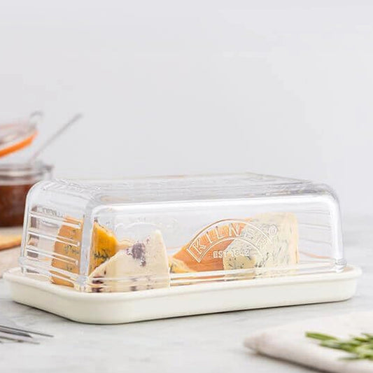 Kilner Boîte de Conservation à Fromage en Verre Transparent