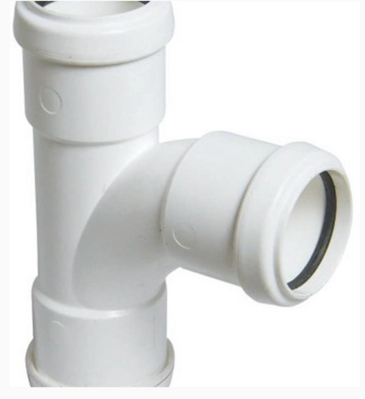 4764 - FP821405 - Té Pushfit blanc 40mm 1 1/2