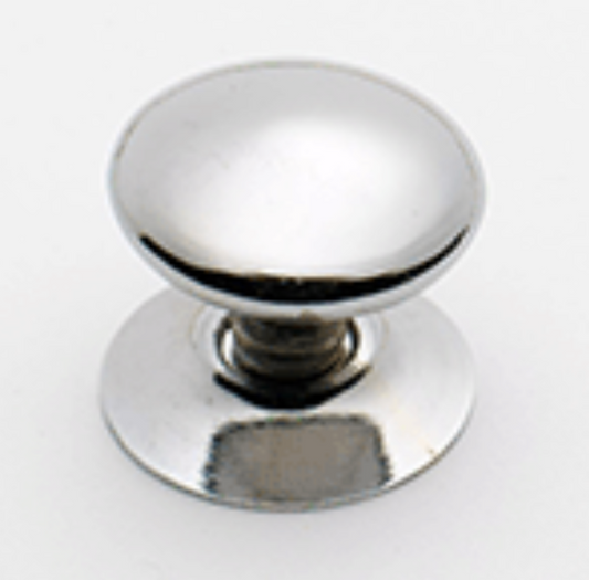 Boutons de porte victoriens, chromés 50 mm (2") lot de 2