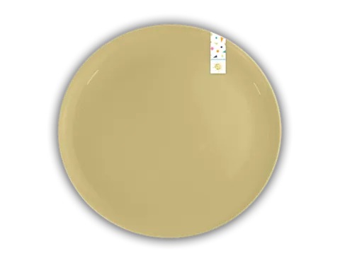 Assiette en plastique Été - Diamètre 25cm - Paquet de 2