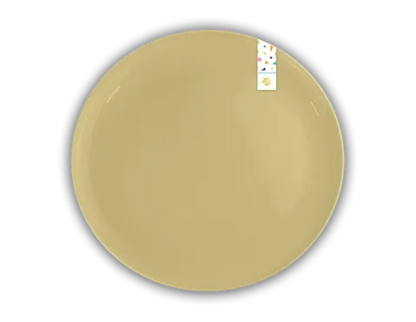 Assiette en plastique Été - Diamètre 25cm - Paquet de 2
