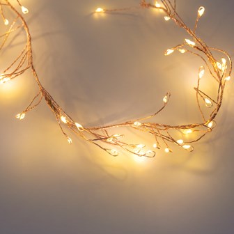 Christmas Workshop 8M 680 Micro LED Rose Gold Cluster String Lights