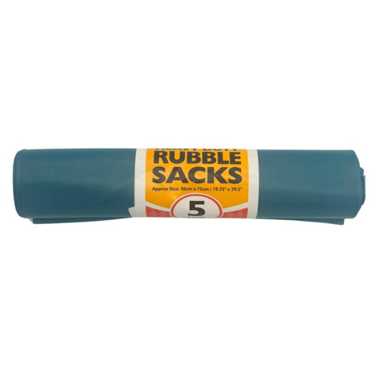 Sacs à gravats résistants 50 cm x 75 cm 40 litres (Lot de 5)