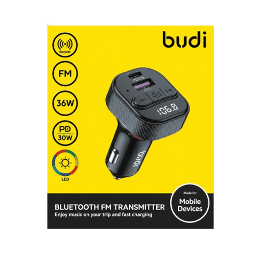 Budi Bluetooth FM Transmitter 36W PD