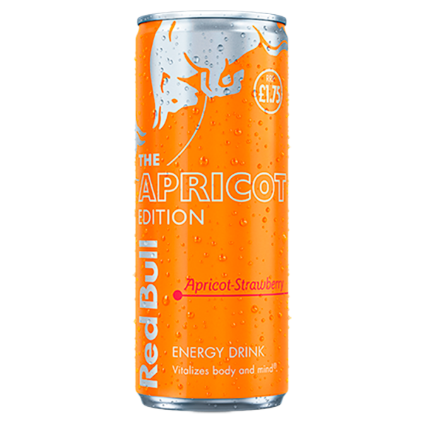 Red Bull Edition Abricot Boisson Énergisante Abricot & Fraise 250ml PM 1,75 £