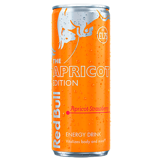 Red Bull Edition Abricot Boisson Énergisante Abricot & Fraise 250ml PM 1,75 £