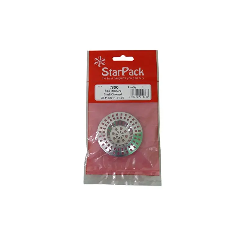BONDE D'ÉVIER STARPACK PETIT MODÈLE PLASTIQUE CHROMÉ