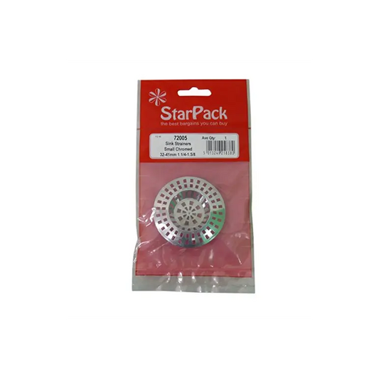 BONDE D'ÉVIER STARPACK PETIT MODÈLE PLASTIQUE CHROMÉ