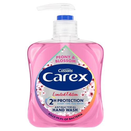 CAREX SAVON LIQUIDE ANTIBACTÉRIEN PIVOINE & FLEURS 250ml