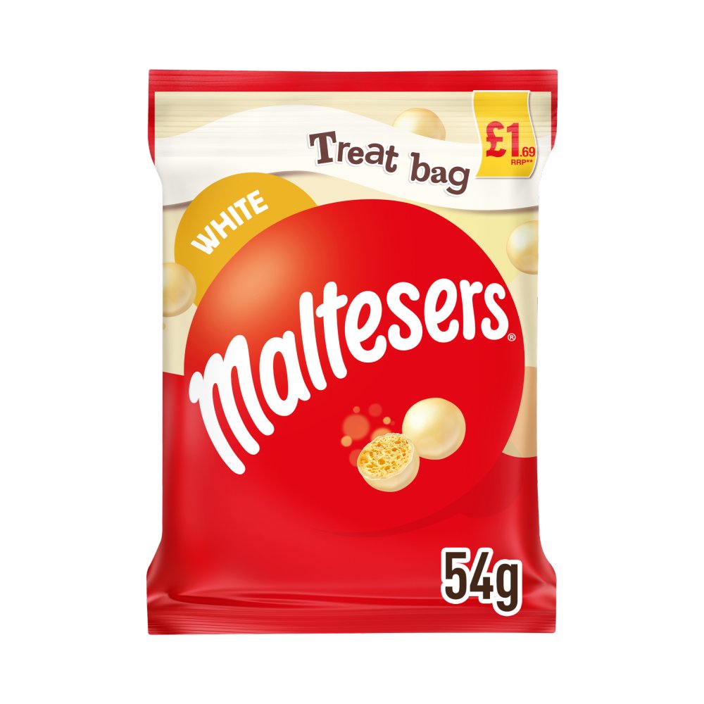 Maltesers White Chocolate & Honeycomb £1.69 PMP Bag 54g