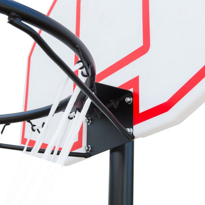 Global Gizmos 54049 Adjustable Basketball Hoop / 1.79 - 2.13 Metres