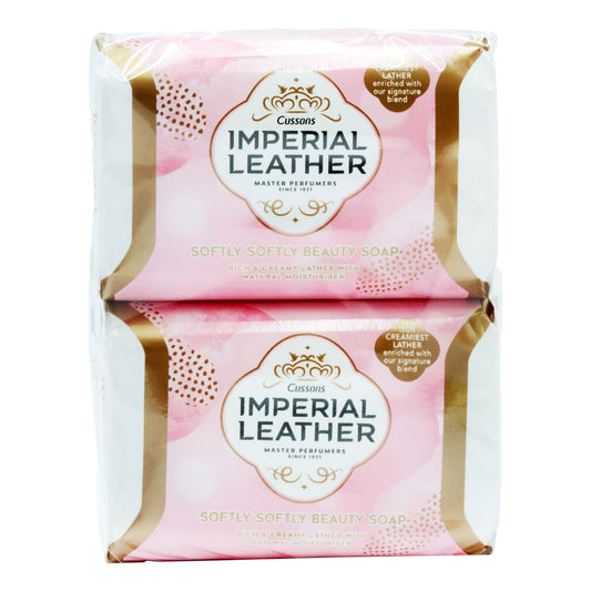 IMPERIAL LEATHER SOAP SOFTLY SOFTLY (4PK)