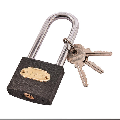 Amtech 50mm Long shackle iron padlock