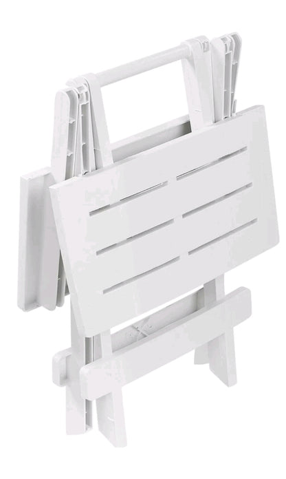 Table pliante en plastique Ipae-progarden ADIGE 44 x 44 x 50 cm - Blanc
