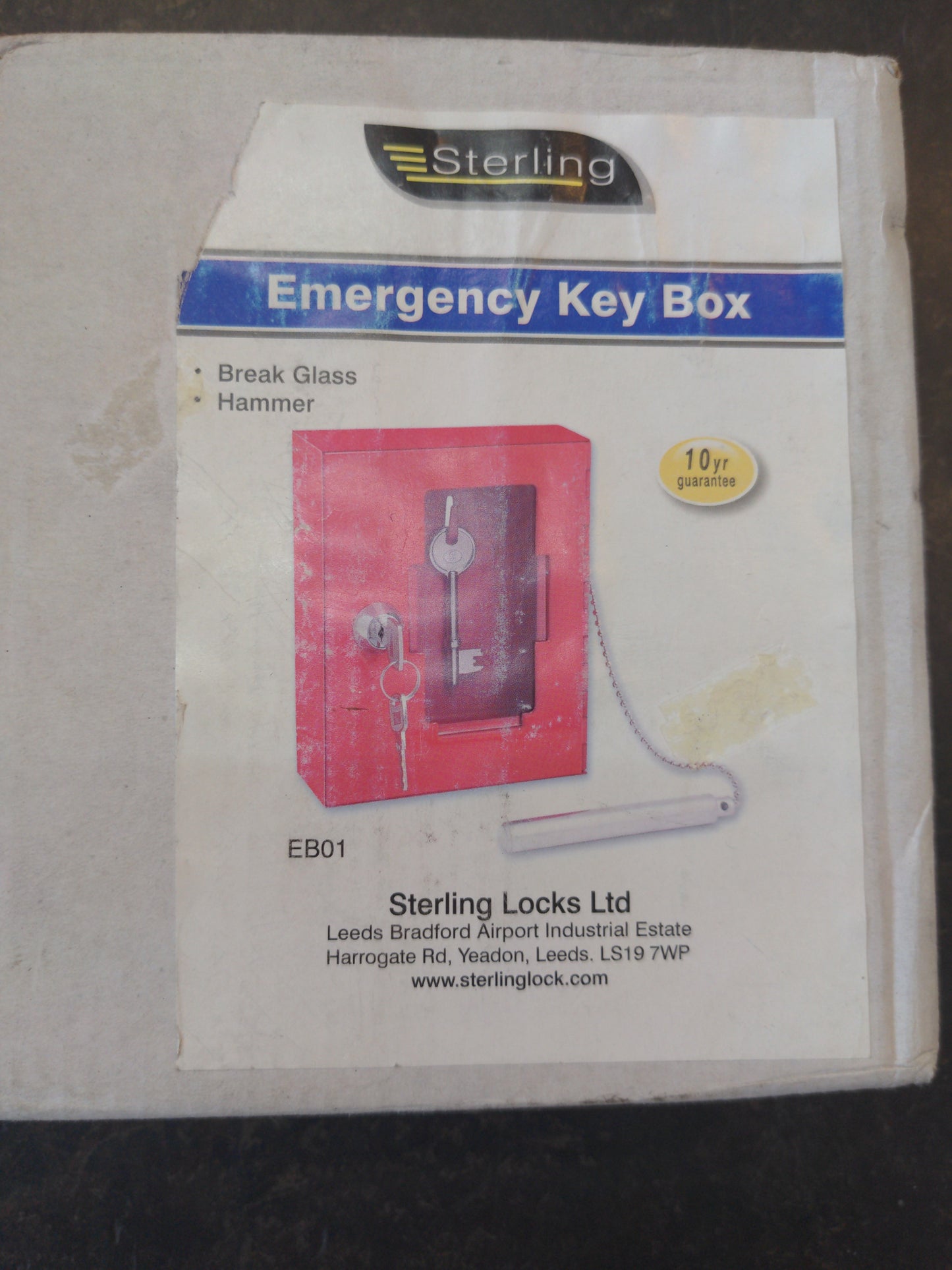 Boîte à clés d'urgence Sterling