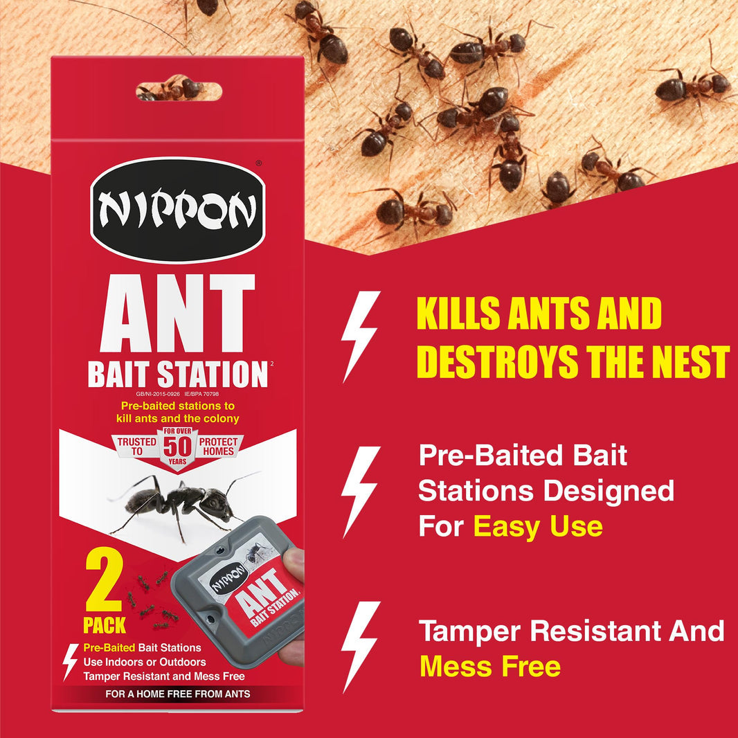 Nippon Ant Killer Bait Station - Twin Pack