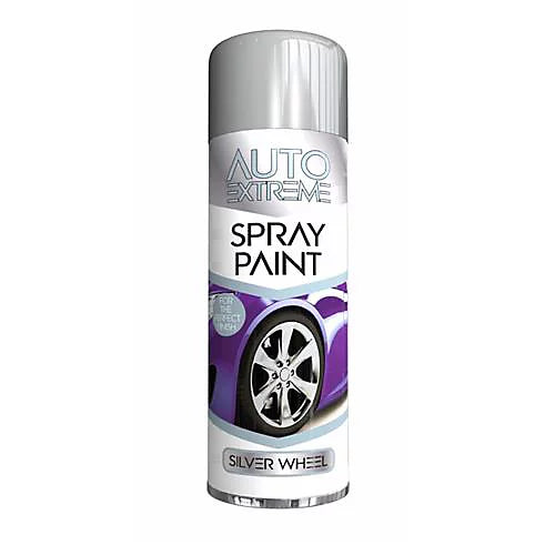 Auto Extreme Silver Wheel Gloss Car Spray  Paint 250ml
