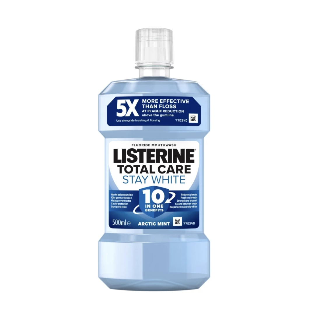 LISTERINE® Total Care Stay White Mouthwash 500ml