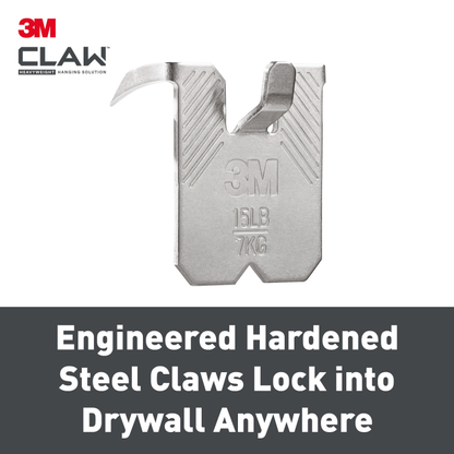 3M CLAW Drywall Picture Hanger 7kg 2pk 3PH7-2UKN