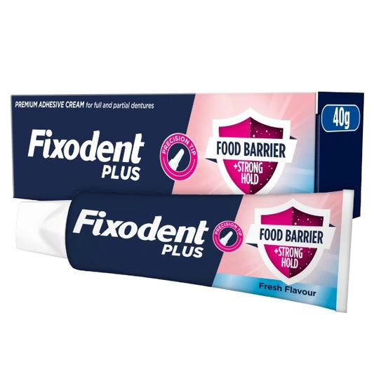 Fixodent Plus Dual Protection Crème Adhésive pour Prothèses Dentaires 40g