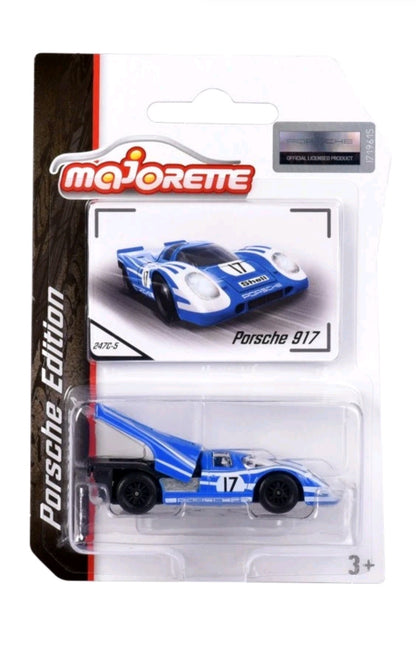 MAJORETTE PORSCHE EDITION PORSCHE 917 BLUE 1:60 DIE CAST METAL MODEL