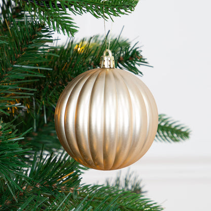 NOËL 50 BOULES INCASSABLES OR TAILLES ASSORTIES