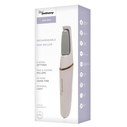 Paul Anthony 'spa Pro' Lithium Rechargeable Pedi Roller Foot Care
