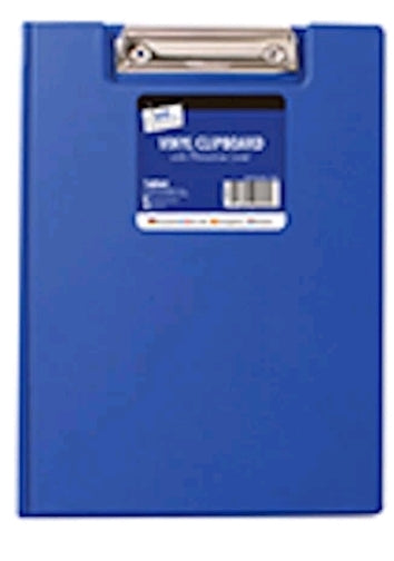 Vinyl Clipboard & Cover - Assorted Colour