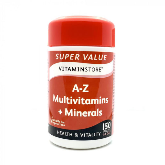 VITAMIN STORE COMPRIMÉS A-Z MULTIVITAMINES ET MINÉRAUX 150 comprimés