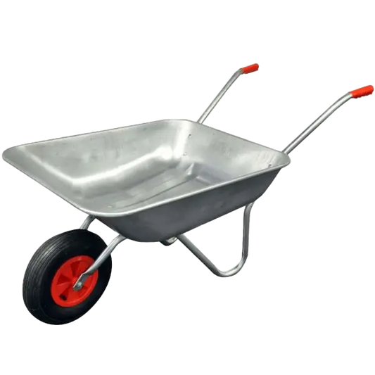 Brouette Arboria 65L Argent 82cmx61cmx23cm