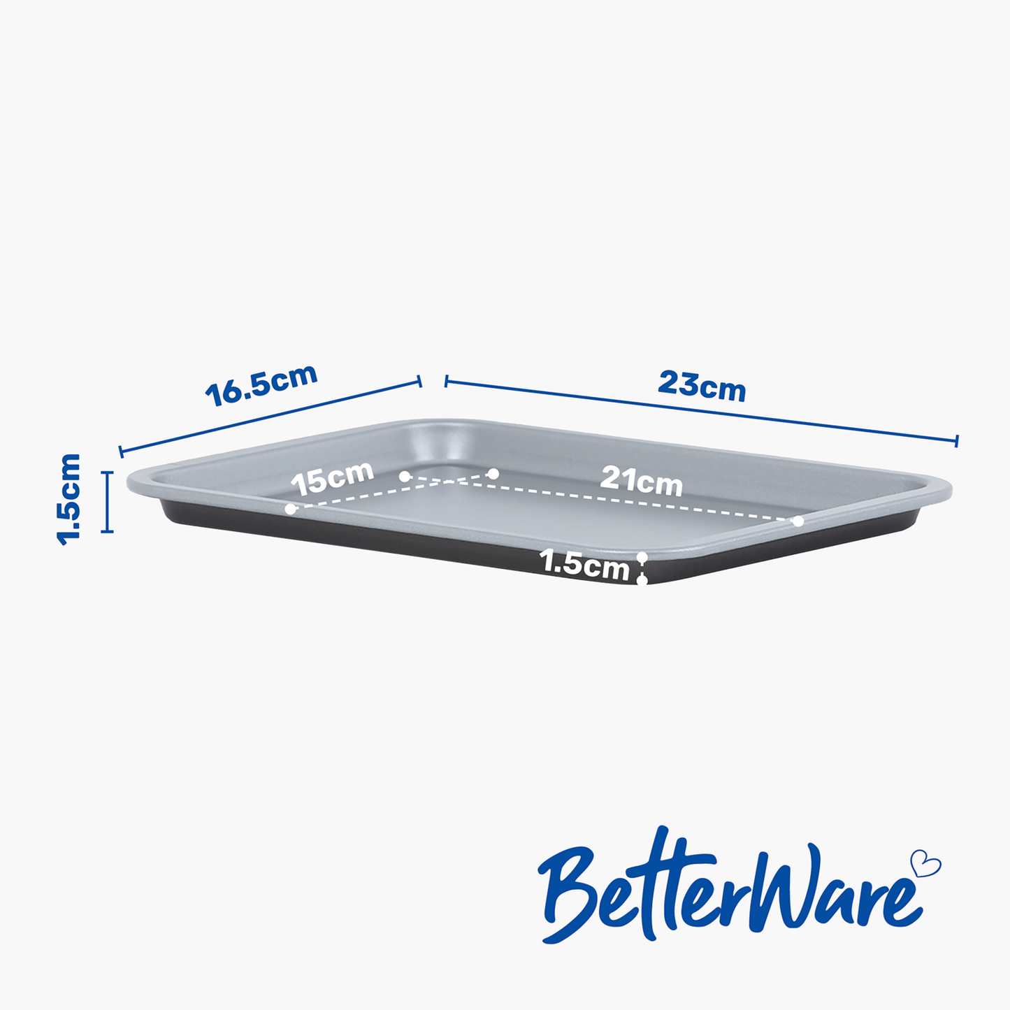 Set 2 Betterware 23cm Tray