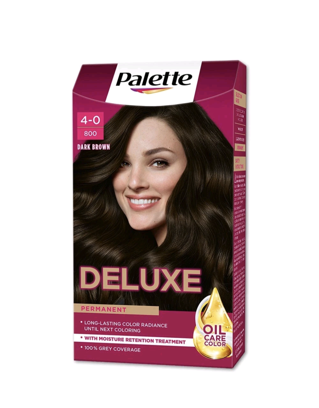 Palette Deluxe Permanent Hair Dye Dark Brown 4-0