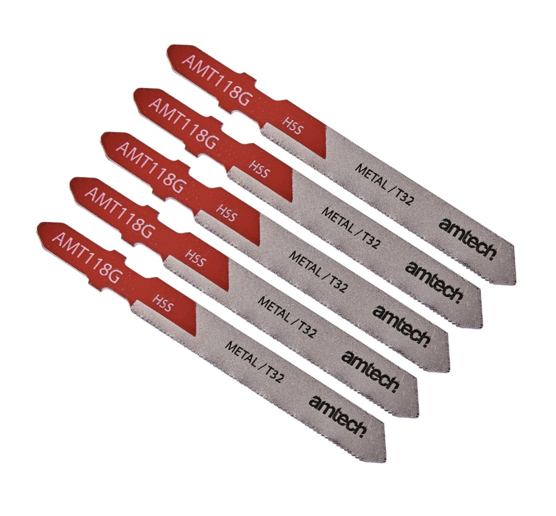 Amtech metal cutting jigsaw blades 0.5-15mm
