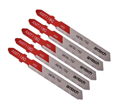 Amtech metal cutting jigsaw blades 0.5-15mm