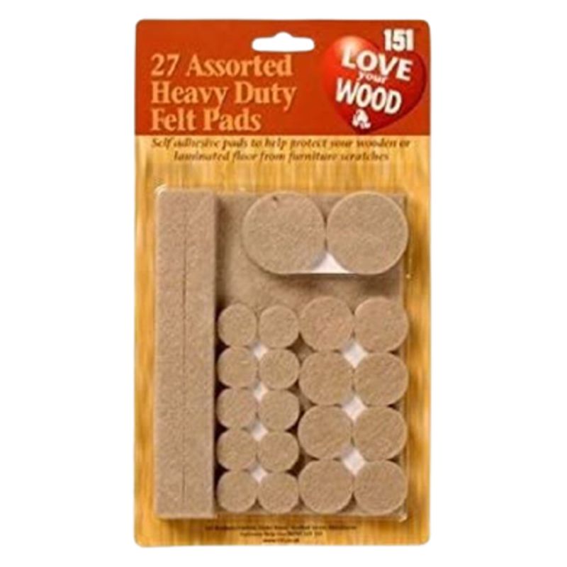 151 Love Your Wood Heavy Duty Felt Assorted 27 Pads