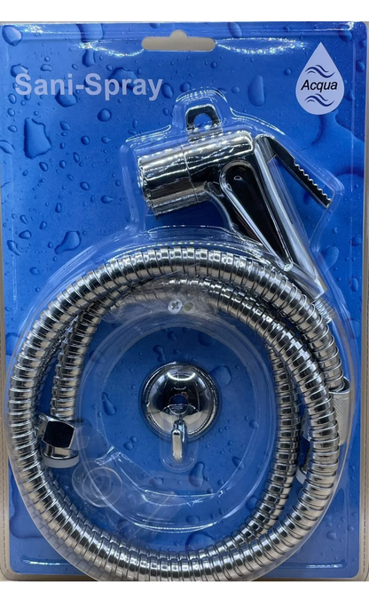 Sani Spray Bidet Toilet Douchette Hygiène Bouton Nettoyage Pistolet Pulvérisateur à Main 1,2 m