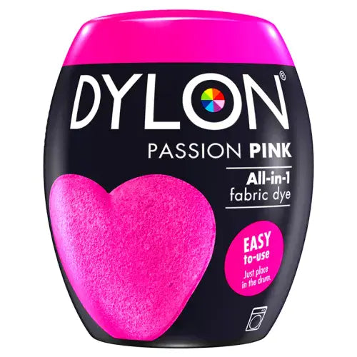 DYLON Washing Machine Fabric Dye Pod Passion Pink 350g