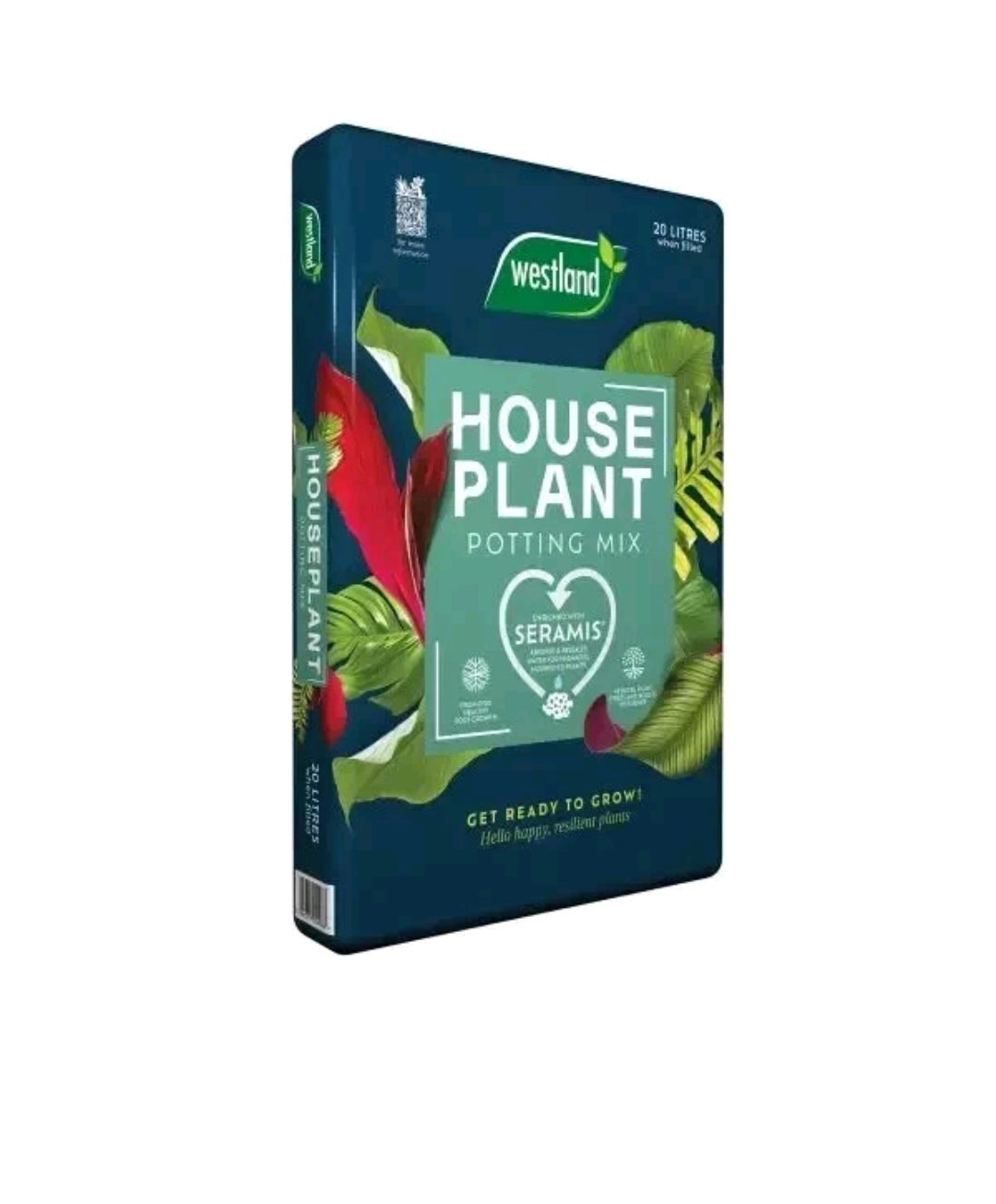 Westland Houseplant Potting Mix Nutrient Rich Soil for Healthy Indoor Plant 25L