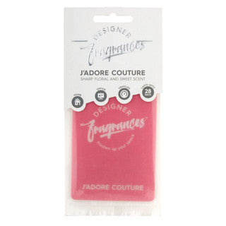 Designer Fragrances
2d Card Car Airfreshener - J'Adore Couture