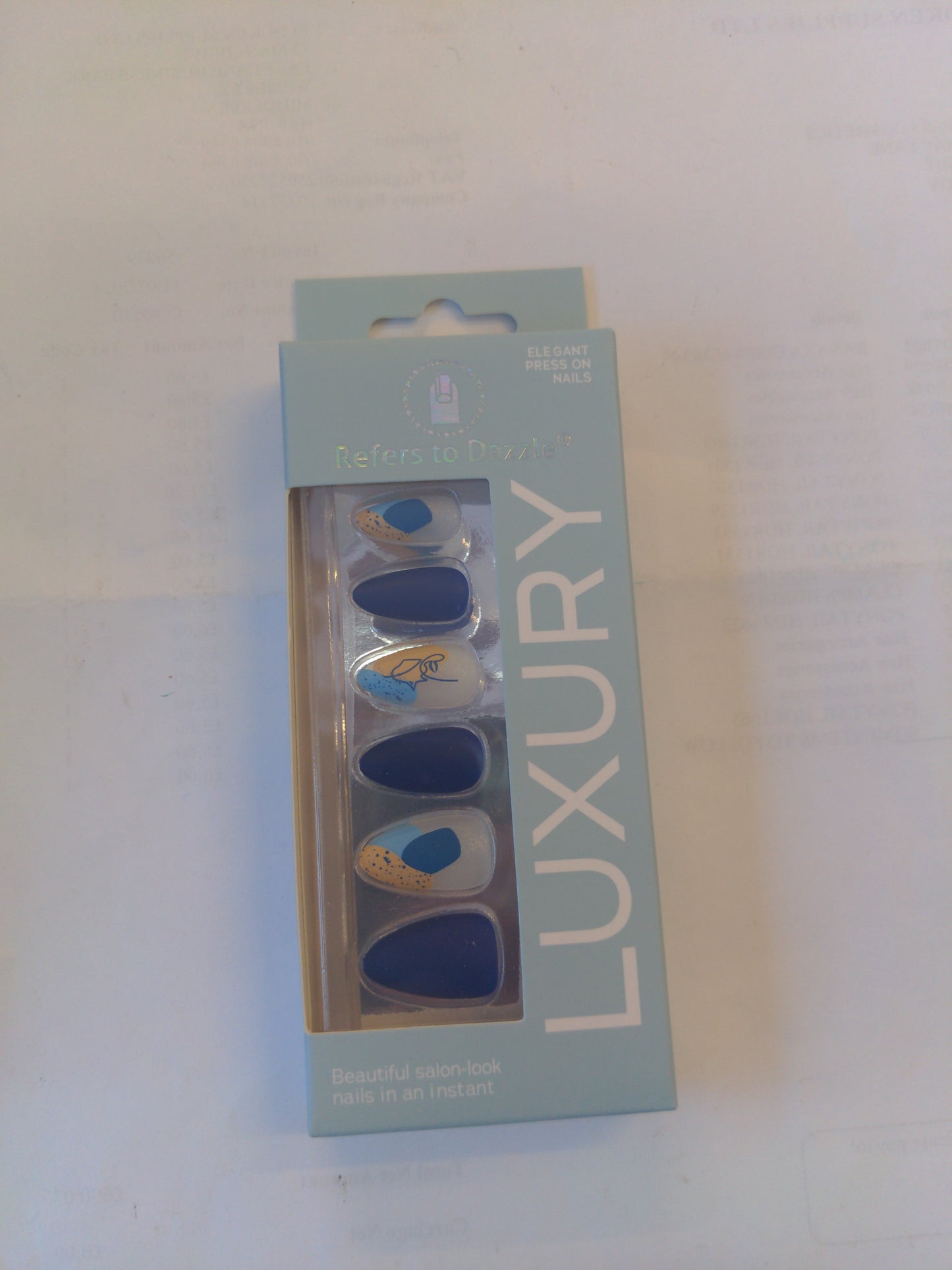 Faux ongles à presser