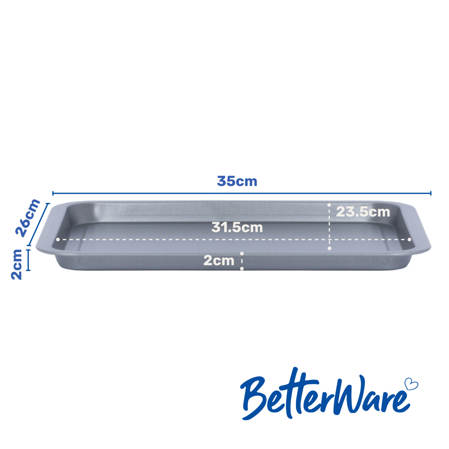 Betterware Essentials 0.29 Oven Tray 35cm