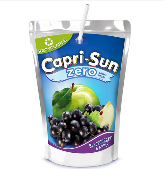 Capri-Sun Zero Added Sugar Blackcurrant and Apple 200ml