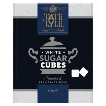 Sucre en morceaux blanc de canne équitable Tate & Lyle 500g