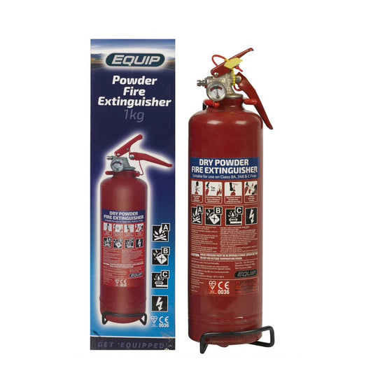 Equip 1Kg Dry Chemical Powder Fire Extinguisher
