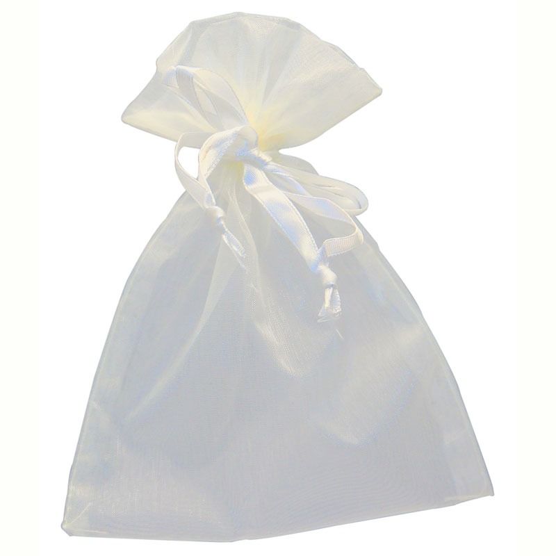Apac - Organza Bags 10pk [12x17cm] Ivory BG2001