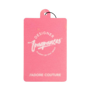Designer Fragrances
2d Card Car Airfreshener - J'Adore Couture