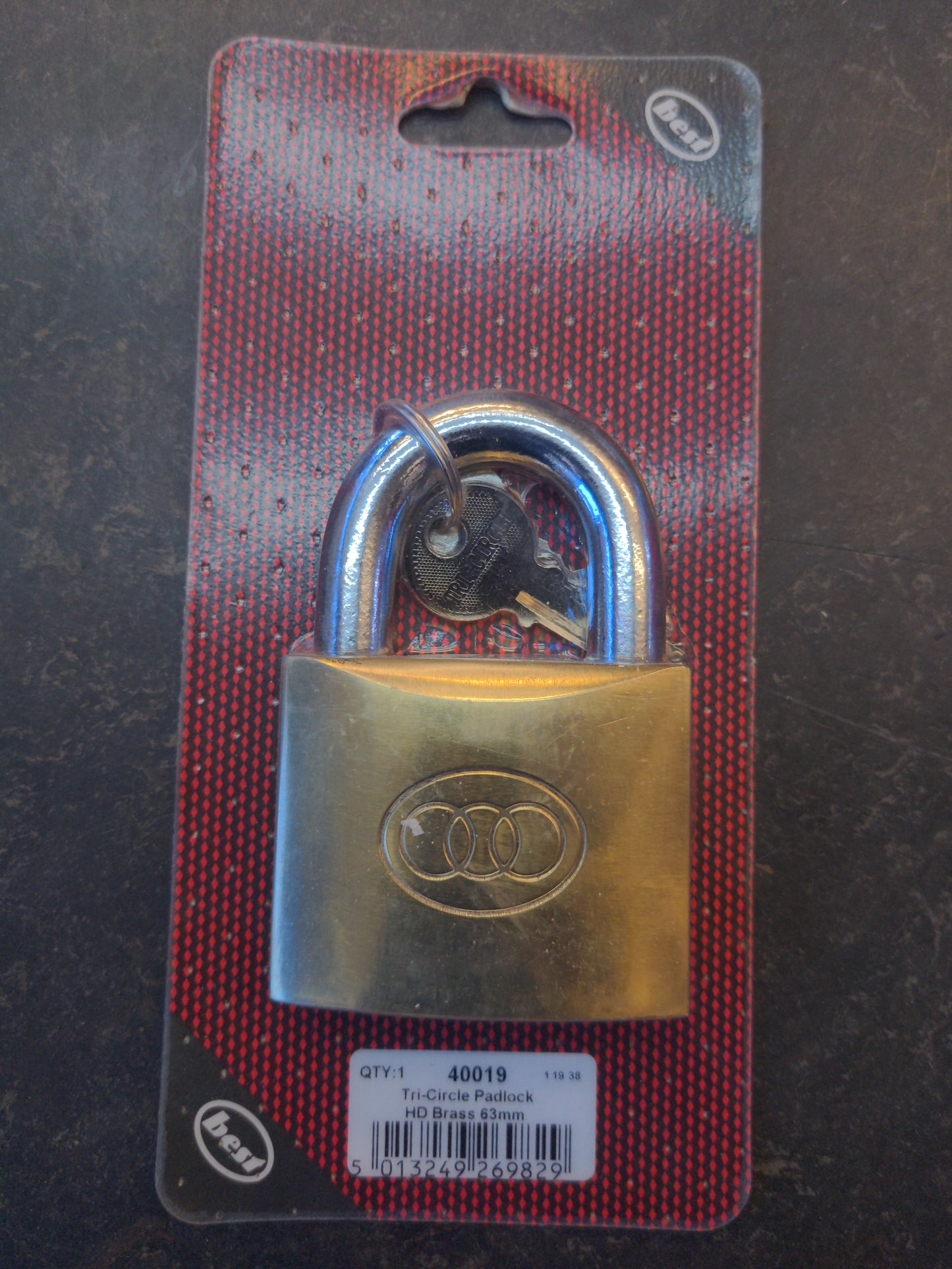 Meilleur Cadenas Tri-Circle Circulaire en Laiton HD 63mm